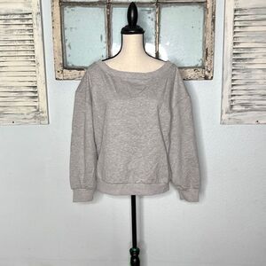 INC International Concepts Womens Sweatshirt Gray Size Extra Large NWT
